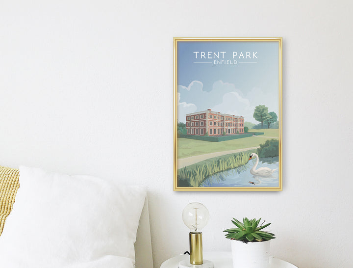 Trent Park Enfield Travel Poster