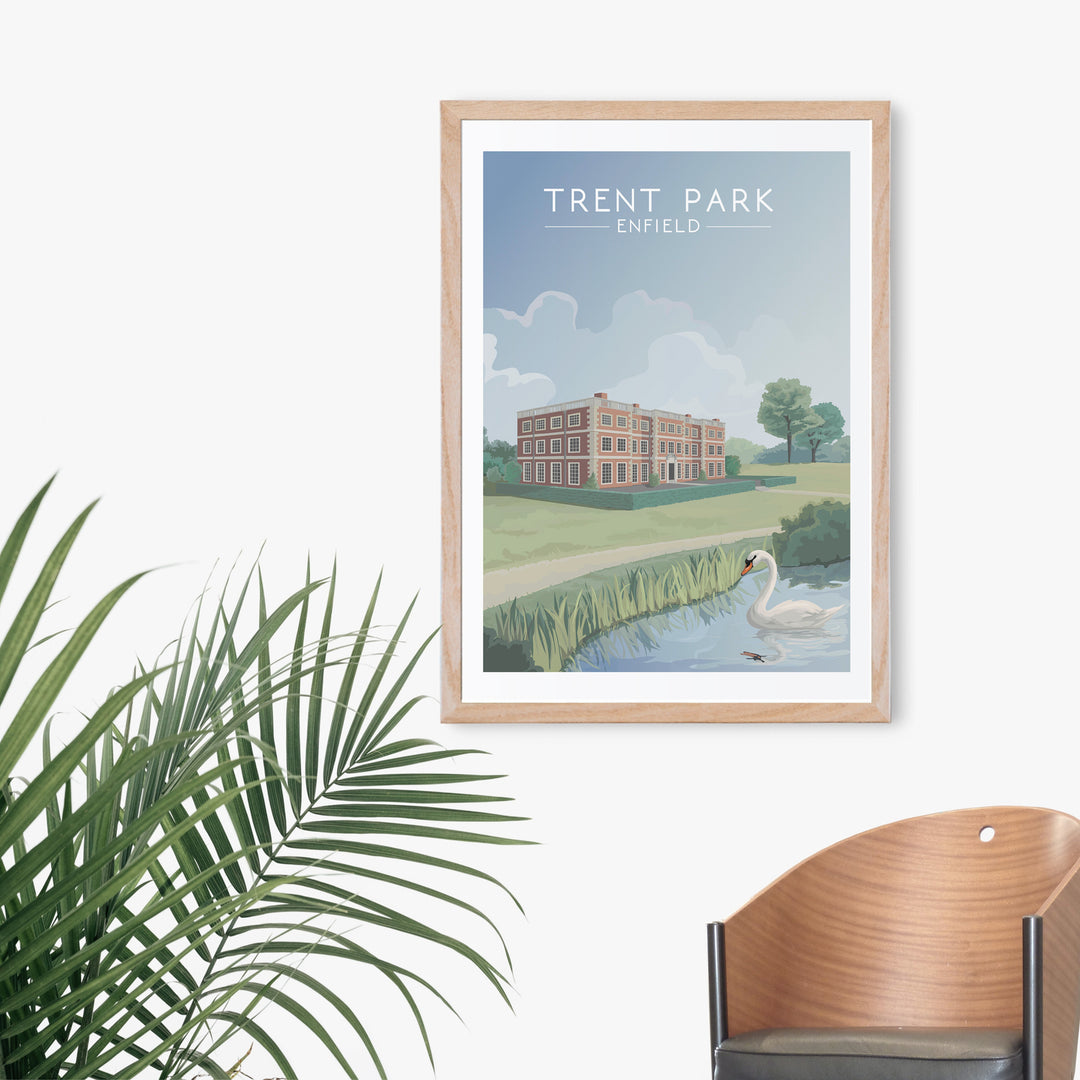 Trent Park Enfield Travel Poster