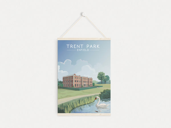 Trent Park Enfield Travel Poster