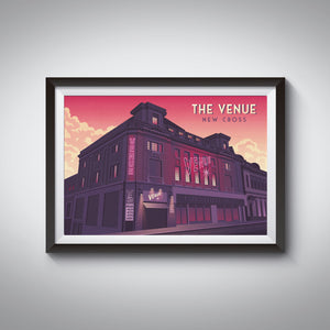 The Venue New Cross London Travel Poster