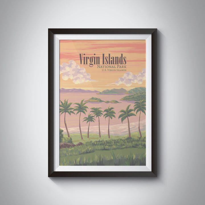 Virgin Islands National Park Travel Poster