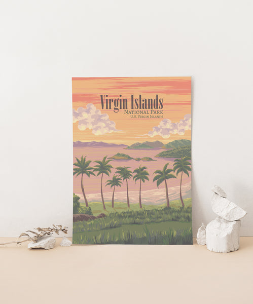 Virgin Islands National Park Travel Poster