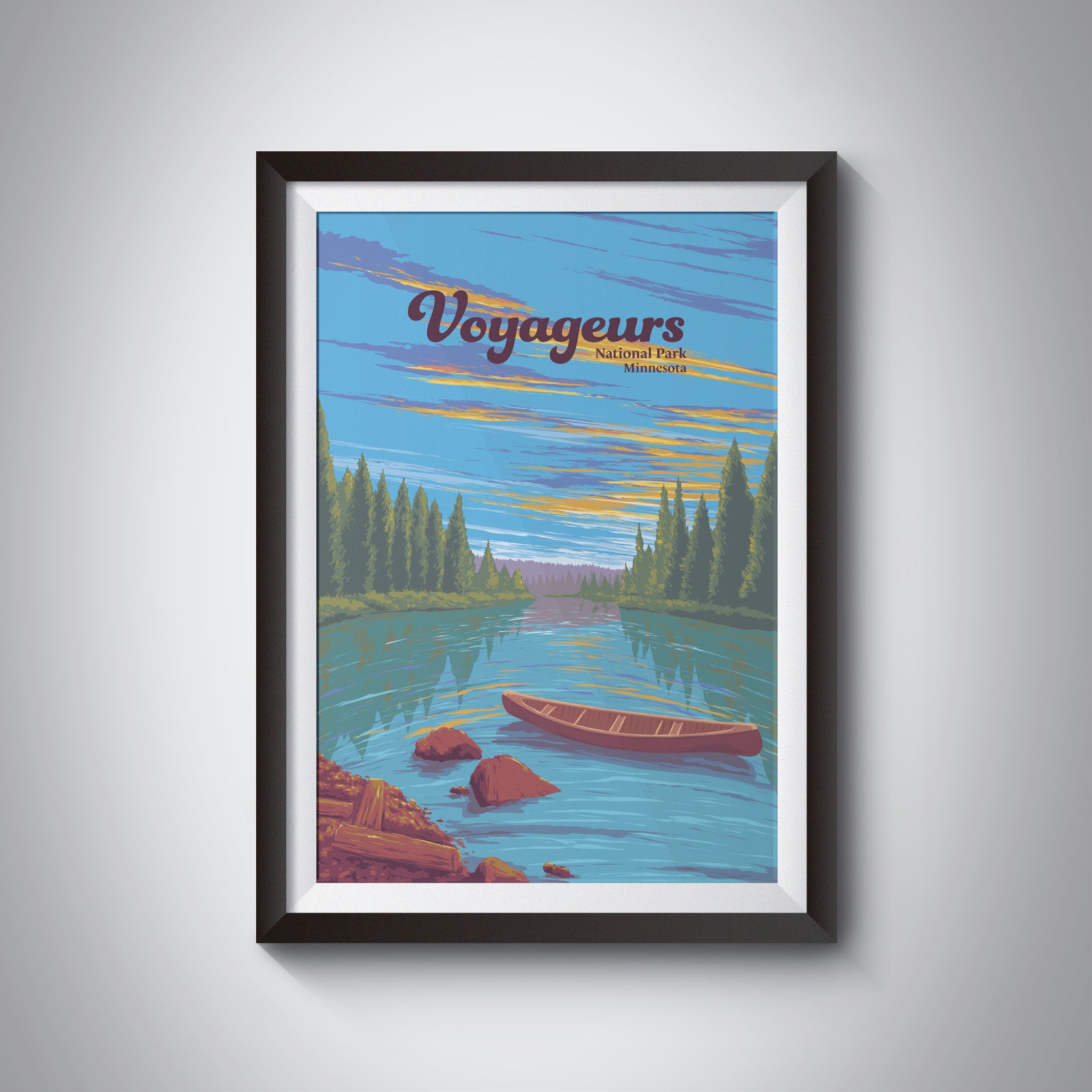 Voyageurs National Park Travel Poster