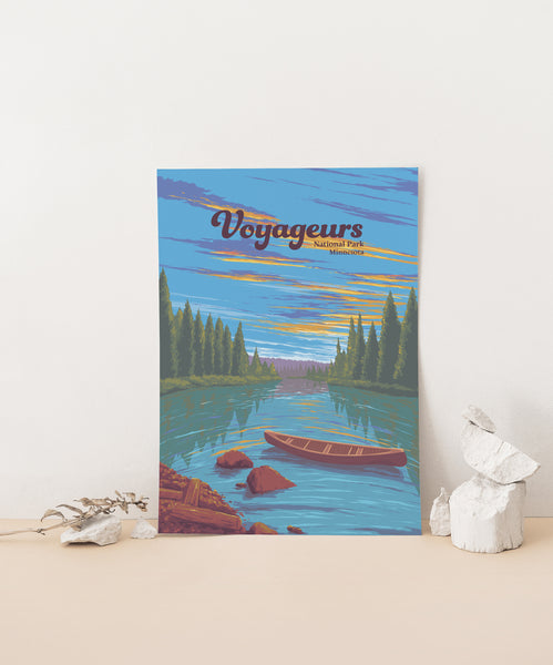 Voyageurs National Park Travel Poster