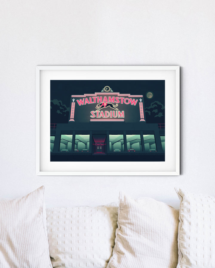 Walthamstow Stadium London Travel Poster