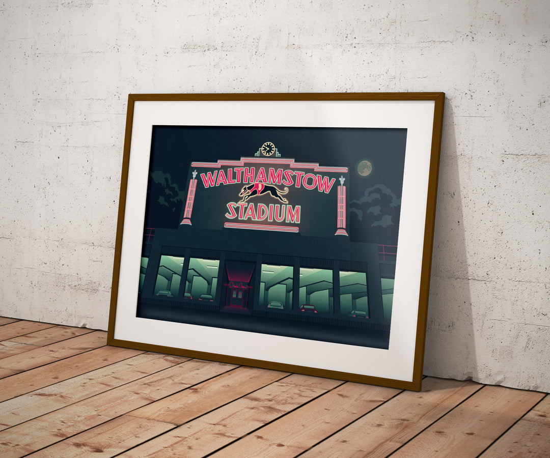 Walthamstow Stadium London Travel Poster