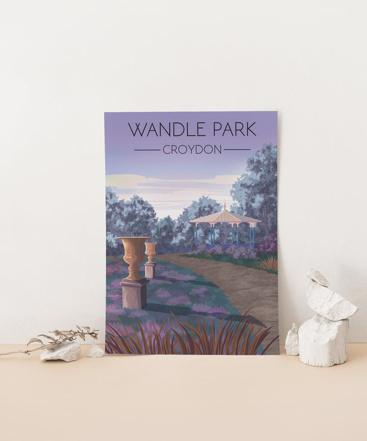 Wandle Park Croydon Travel Poster