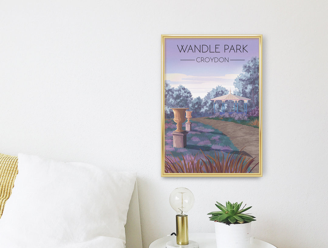 Wandle Park Croydon Travel Poster