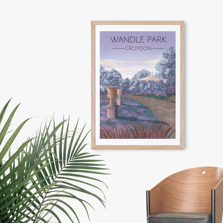 Wandle Park Croydon Travel Poster