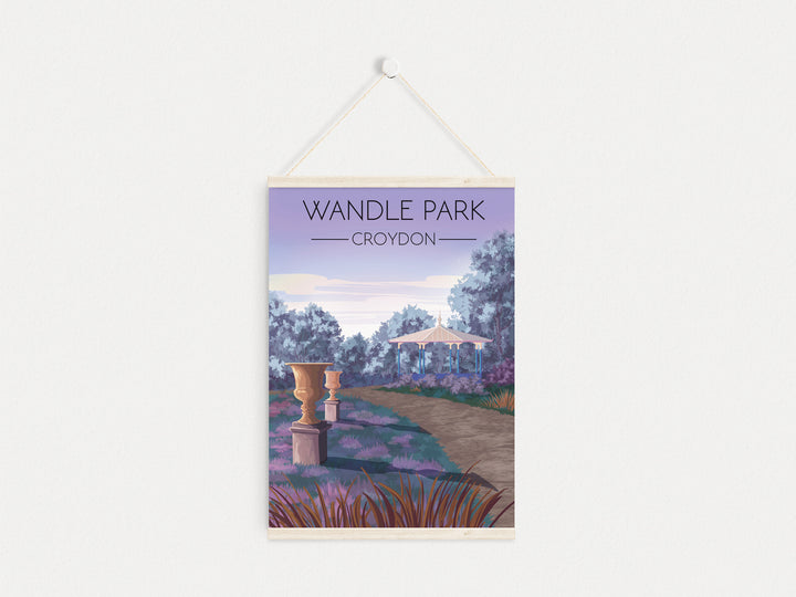 Wandle Park Croydon Travel Poster