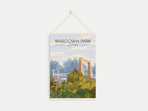 Wardown Park Travel Poster