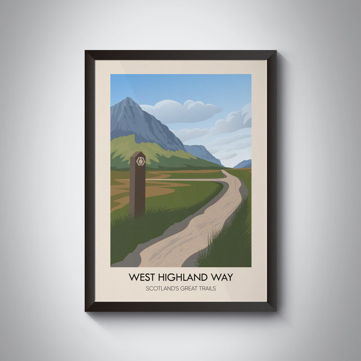 West Highland Way Scotland's Great Trails Poster