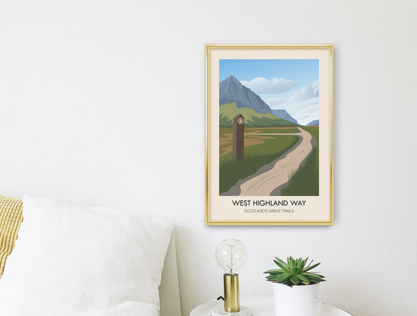 West Highland Way Scotland's Great Trails Poster