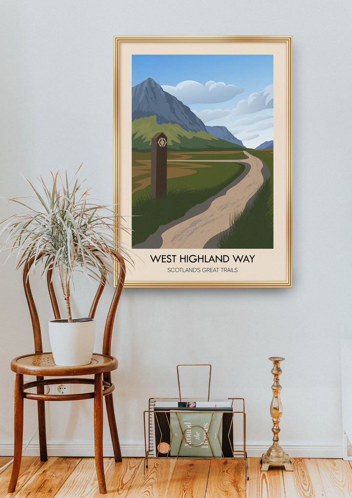 West Highland Way Scotland's Great Trails Poster