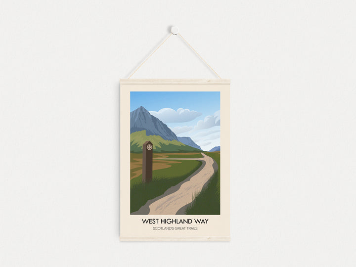 West Highland Way Scotland's Great Trails Poster