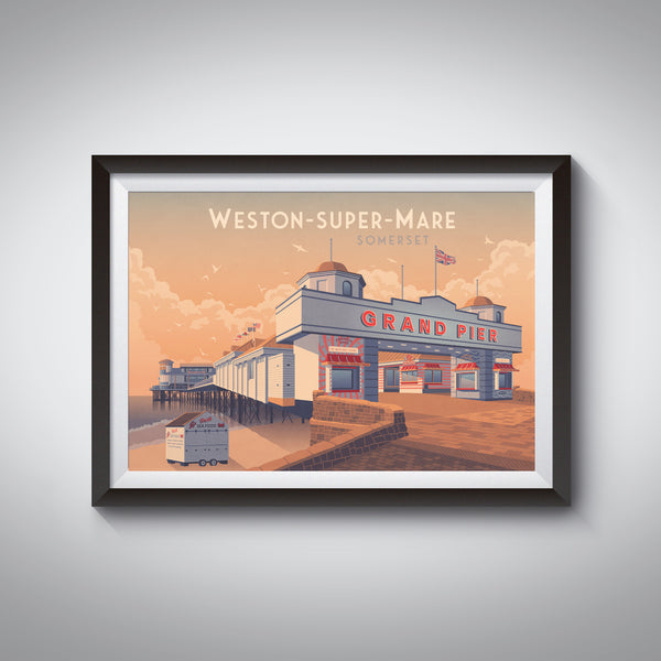 Weston-Super-Mare Travel Poster