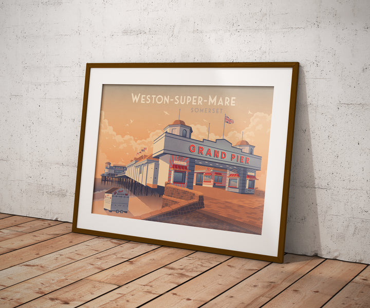 Weston-Super-Mare Travel Poster