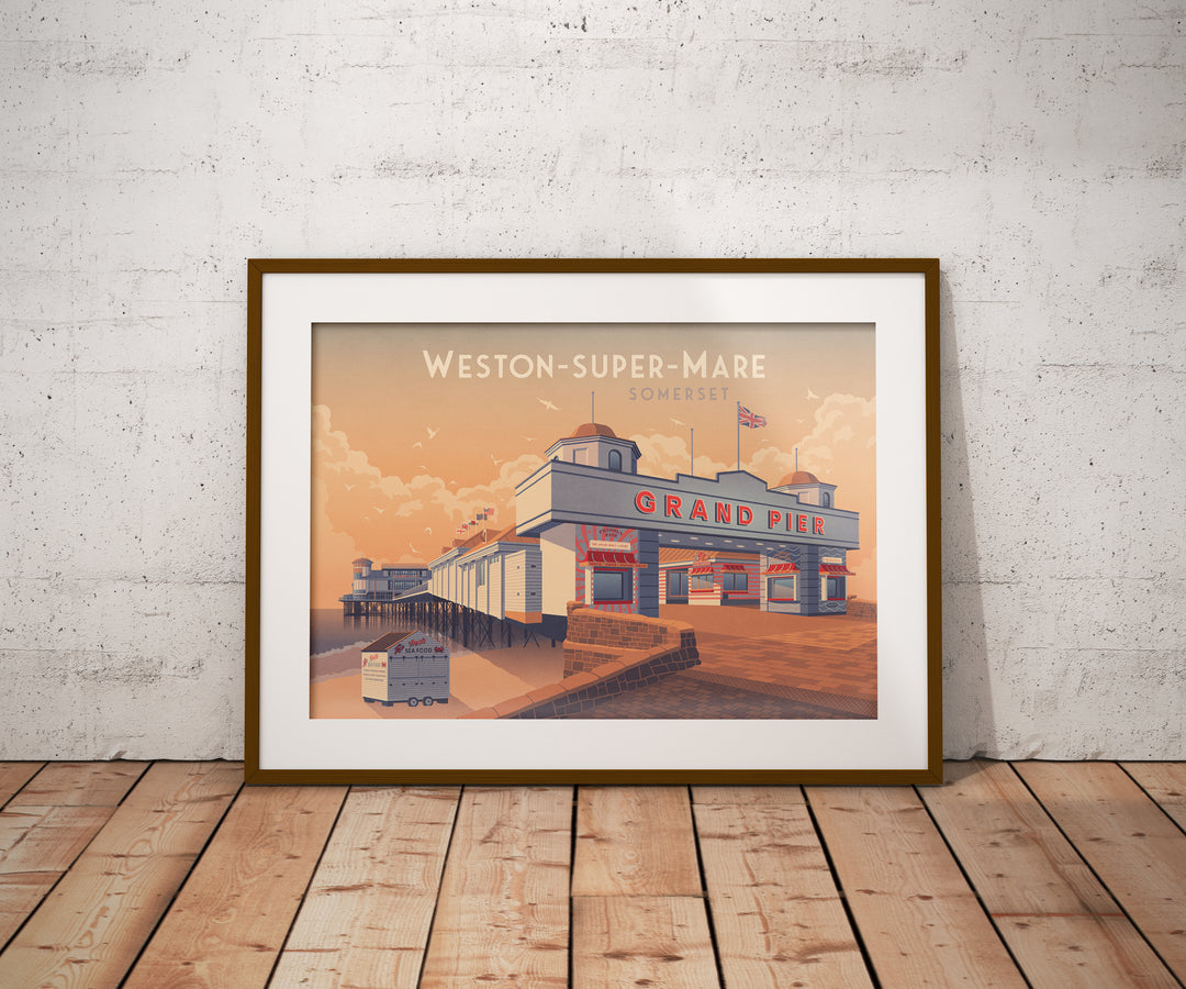 Weston-Super-Mare Travel Poster