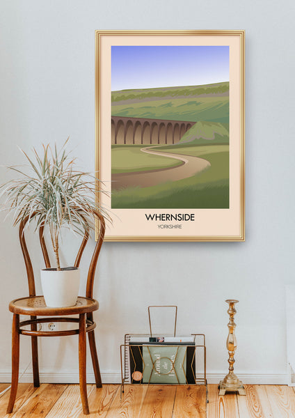 Whernside Yorkshire Dales Travel Poster