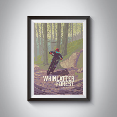 Whinlatter Forest Mountain Biking Travel Poster