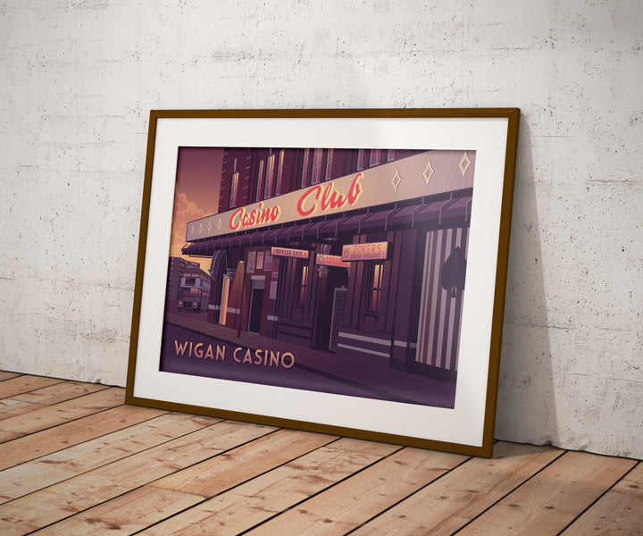 Wigan Casino Nightclub Poster