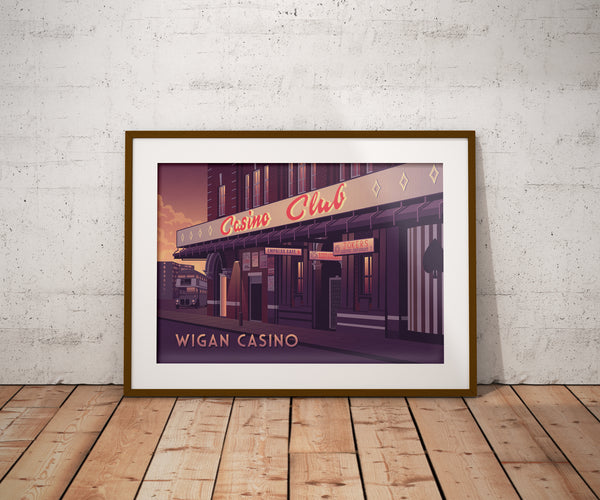 Wigan Casino Nightclub Poster