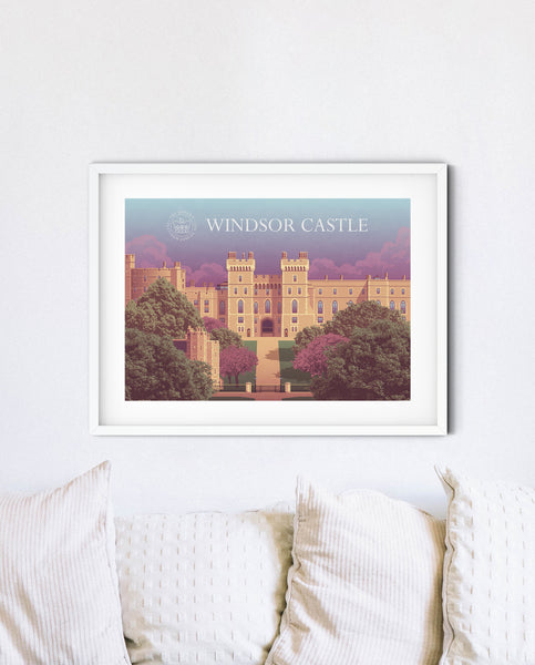 Windsor Castle Poster - The Queen's Platinum Jubilee 2022