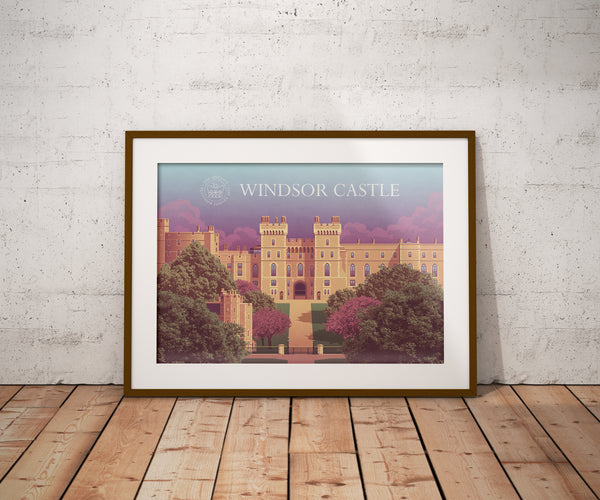 Windsor Castle Poster - The Queen's Platinum Jubilee 2022