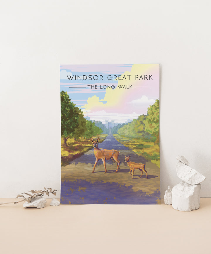 Windsor Great Park Travel Poster