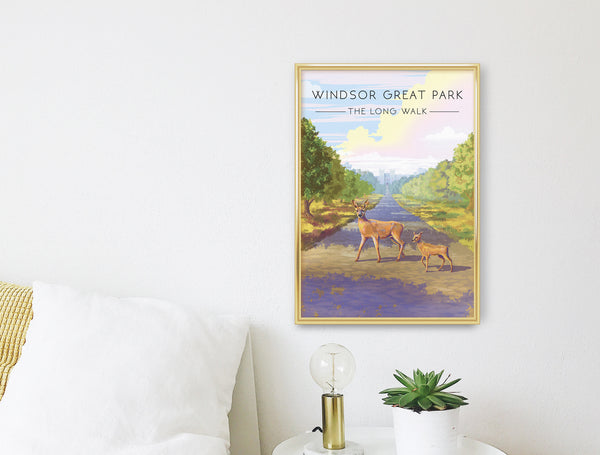Windsor Great Park Travel Poster