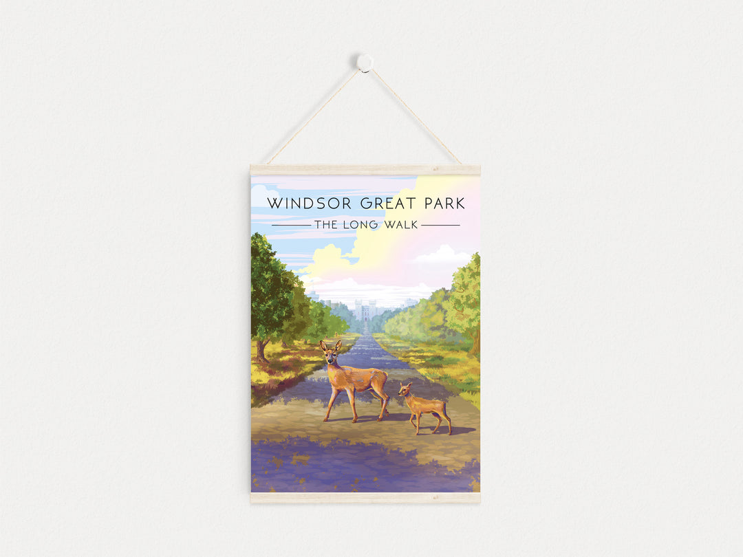 Windsor Great Park Travel Poster