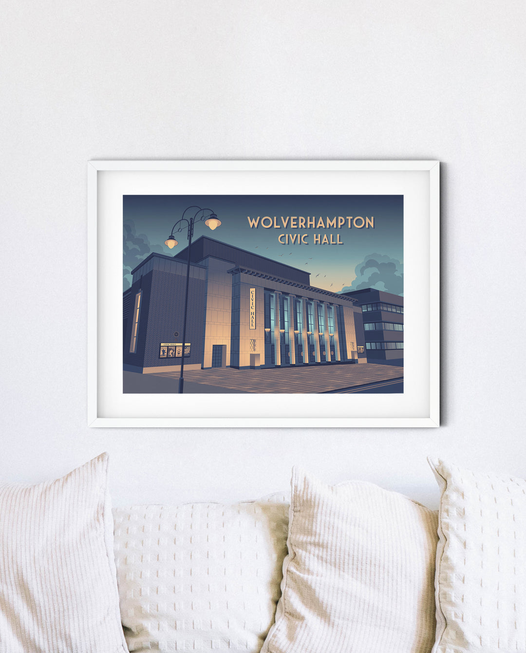 Wolverhampton Civic Hall Travel Poster