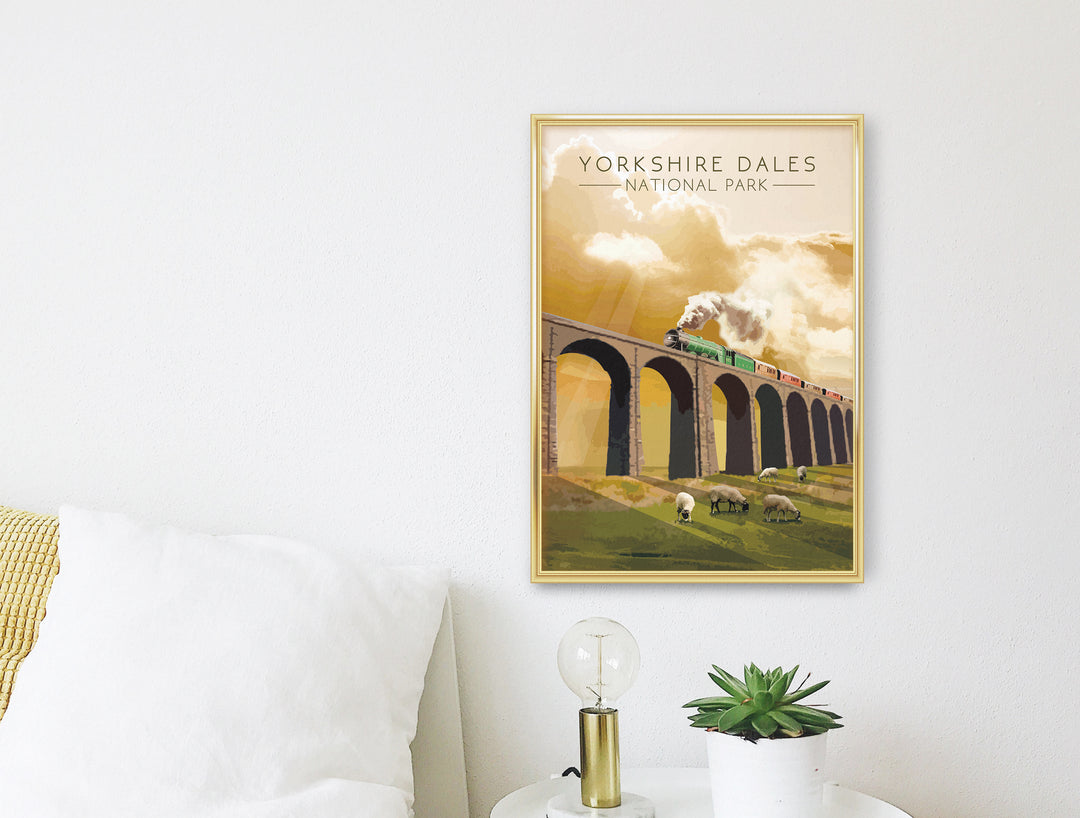 Yorkshire Dales National Park Travel Poster