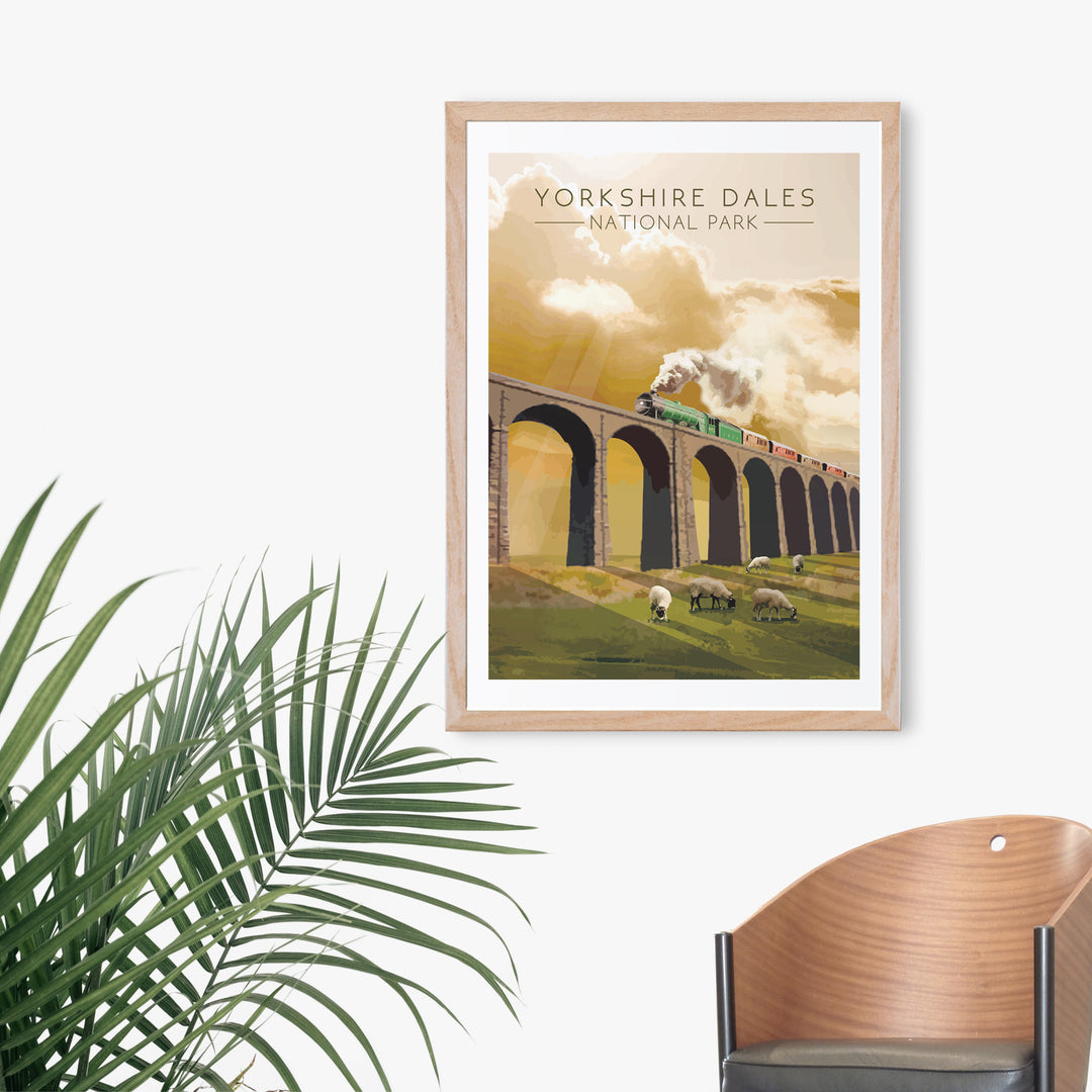 Yorkshire Dales National Park Travel Poster