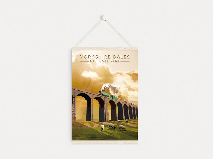 Yorkshire Dales National Park Travel Poster