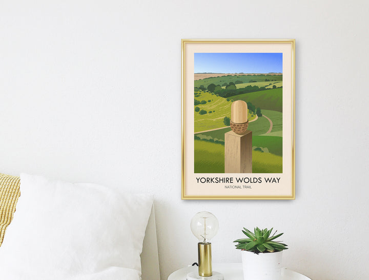 Yorkshire Wolds Way National Trail Travel Poster