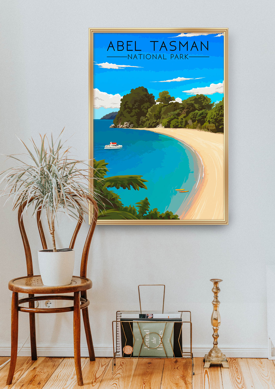 Abel Tasman National Park New Zealand Travel Poster