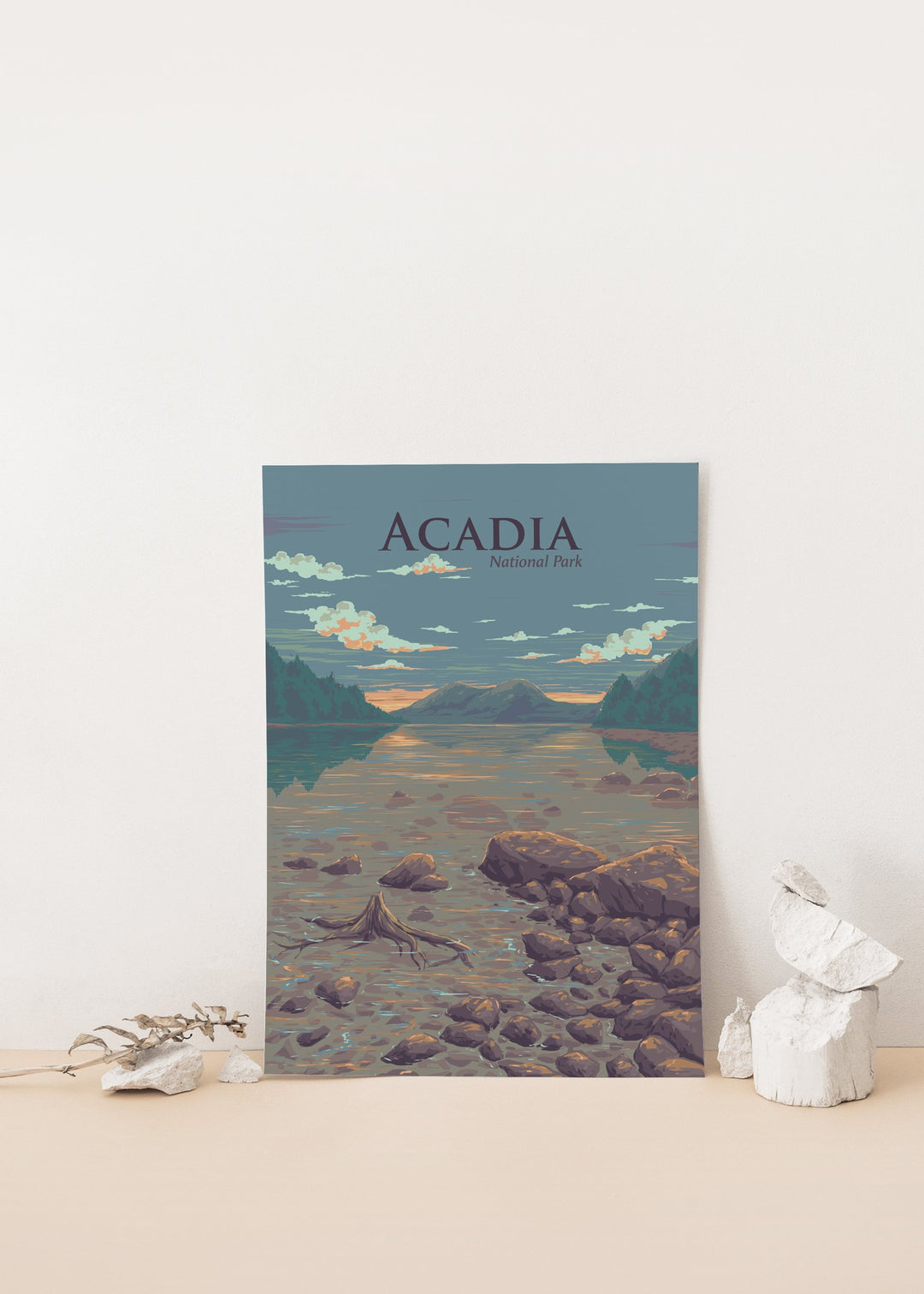 Acadia National Park Travel Poster