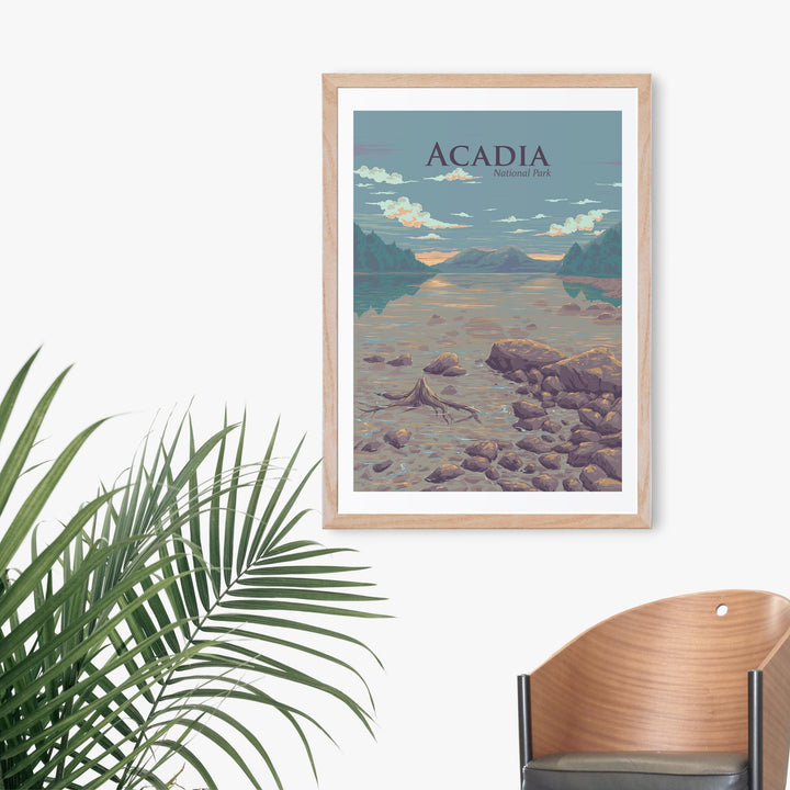 Acadia National Park Travel Poster