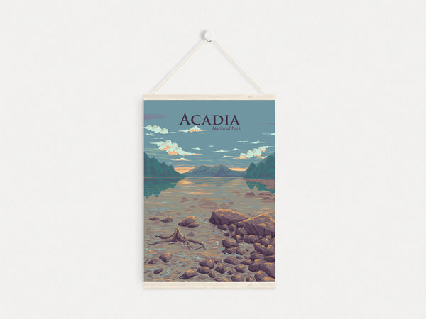 Acadia National Park Travel Poster