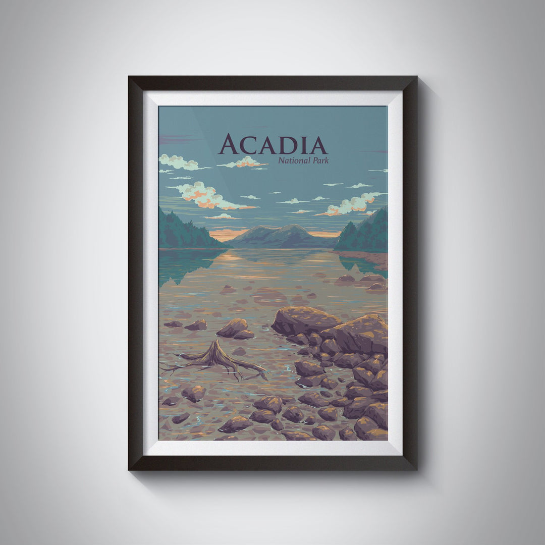 Acadia National Park Travel Poster