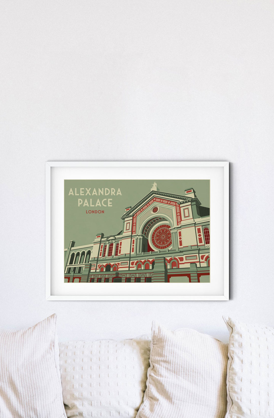 Alexandra Palace London Travel Poster