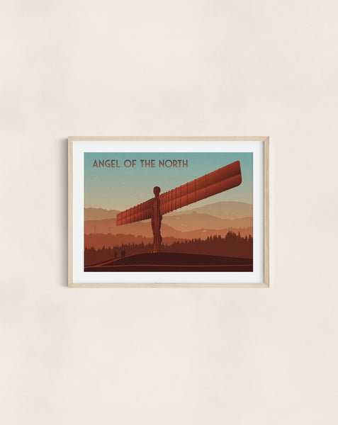 Angel Of The North Travel Poster