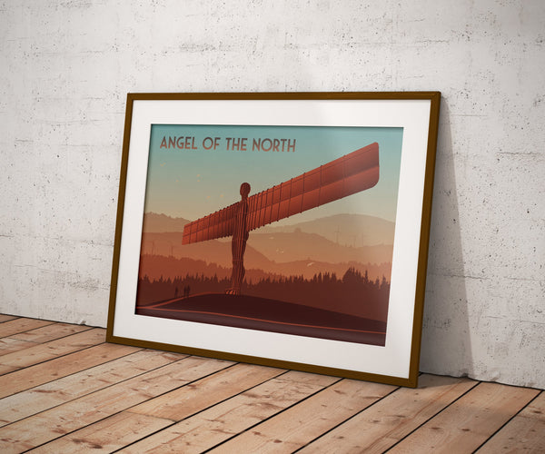 Angel Of The North Travel Poster