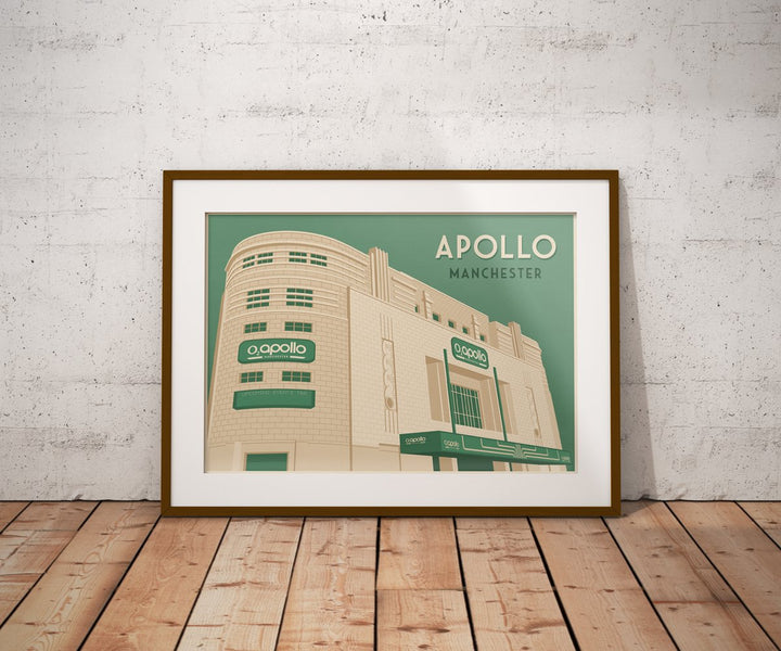 Apollo Manchester Travel Poster