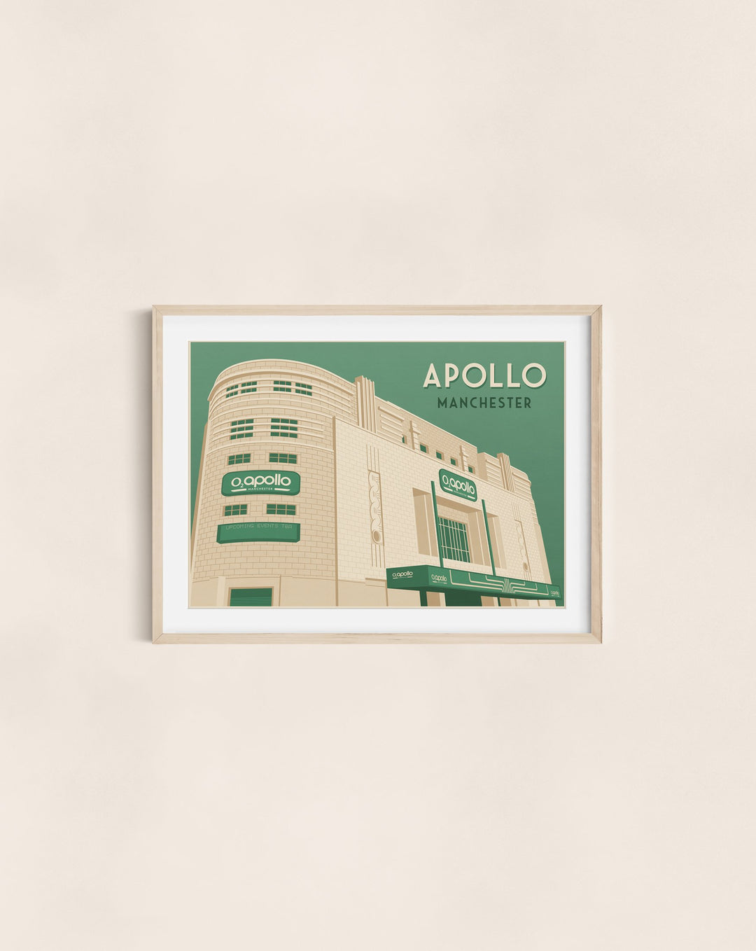 Apollo Manchester Travel Poster