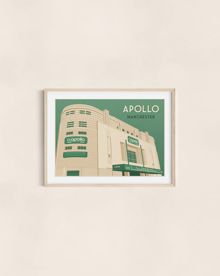 Apollo Manchester Travel Poster