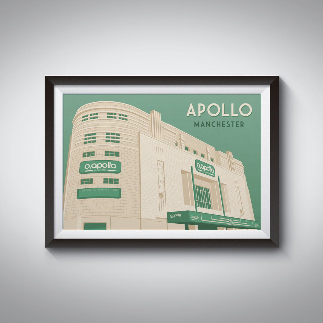 Apollo Manchester Travel Poster