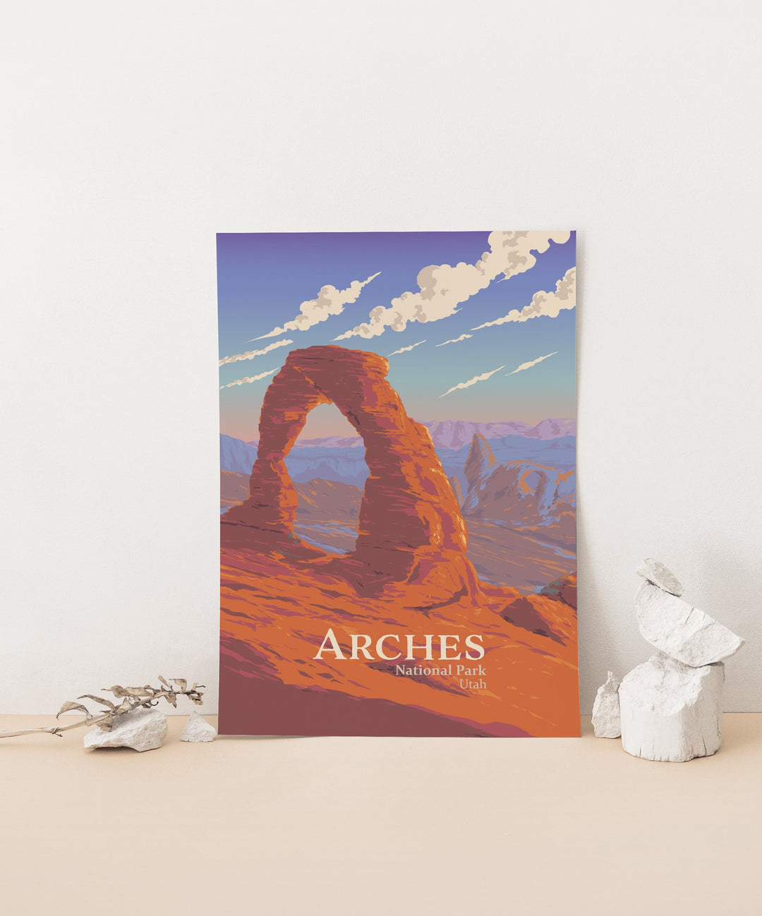 Arches National Park Travel Poster