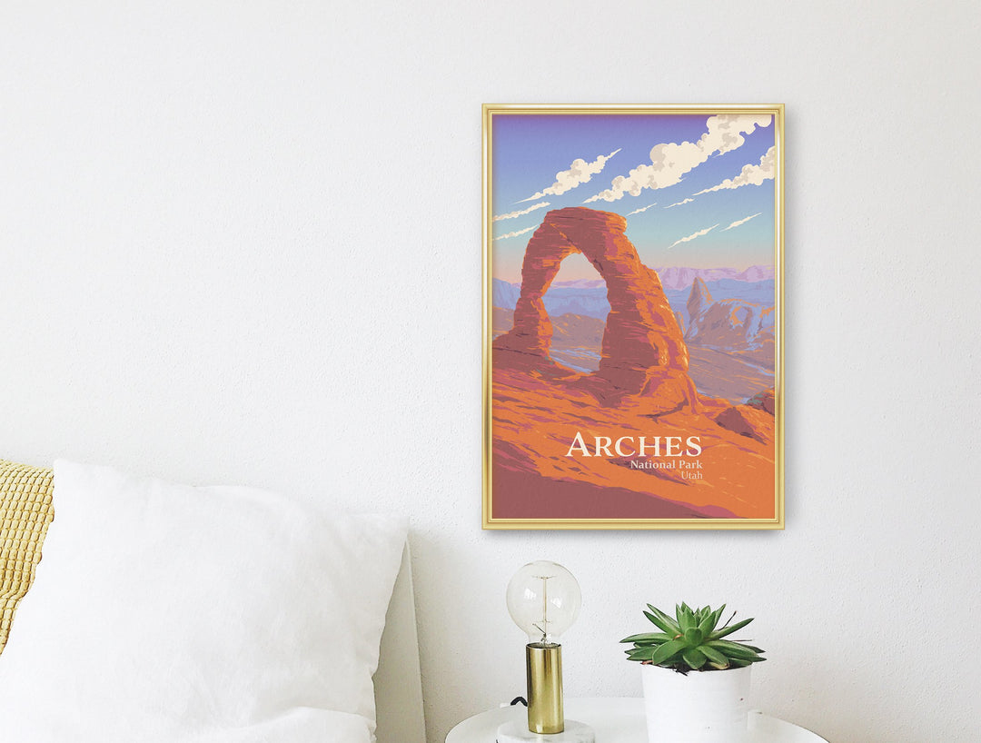 Arches National Park Travel Poster